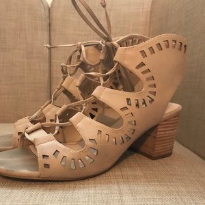 bp lace-up heels